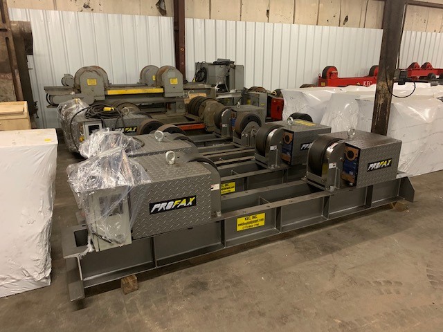 20 Ton, Profax #TR40000/IR20000, turning roll sets w/hand pendant, new, in stock, 2017