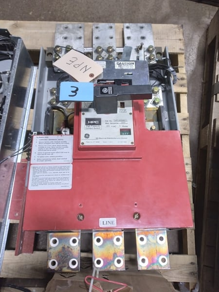 3000 Amp. General Electric, THP3630BET1, HPC switch