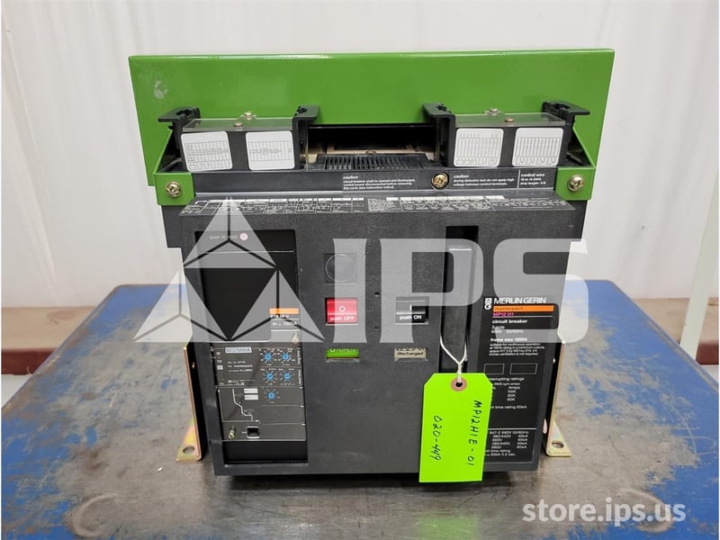1200 Amps Square D Merlin Gerin Mp12 H1 Eo/bi 120 Volts AC Control, Str58up Lsi, 1200 Amps Rp, 120 Volts AC