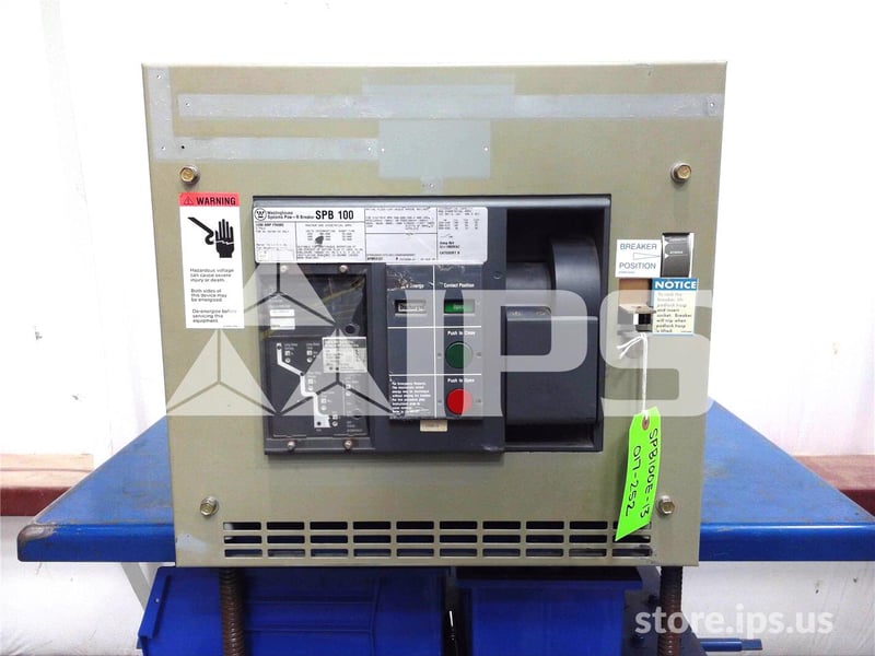 1200 Amps WH Spb-100 Eo/do (spb100) 120 Volts AC Control, Digitrip Rms 500 Lsi, 1200 Amps Rp, 1000 Amps Ct