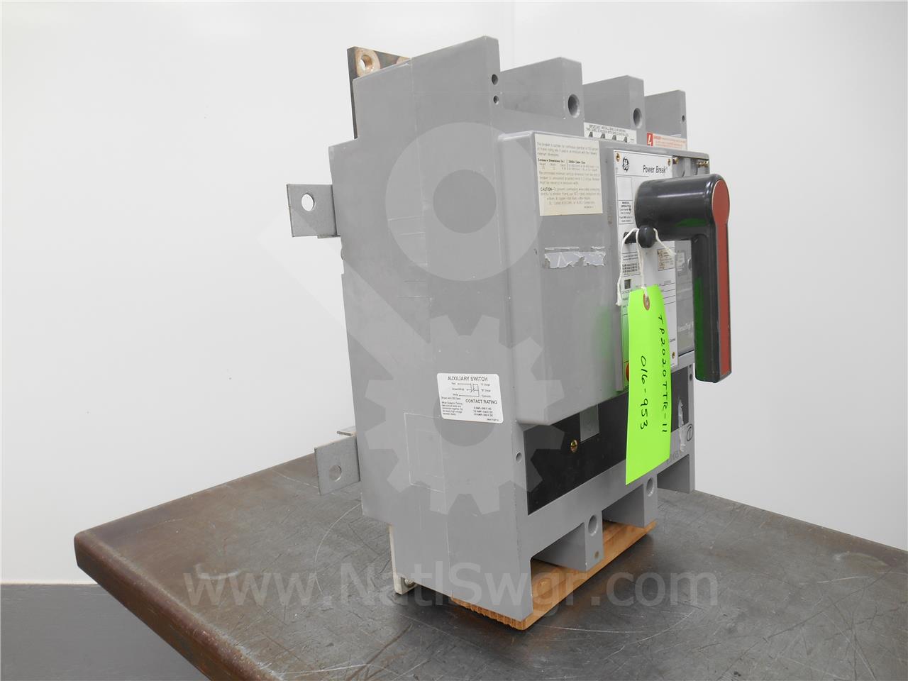 2000 Amps GE Tp Power Break Mo/bi (tp2020) Mvt Plus C220lig With Comm ...