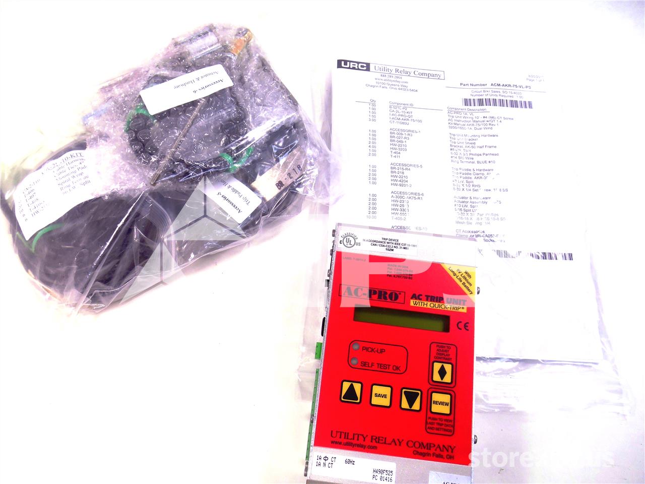 Utility Relay Urc, acm-akr-75-vl, ac pro solid state retrofit kit new ...