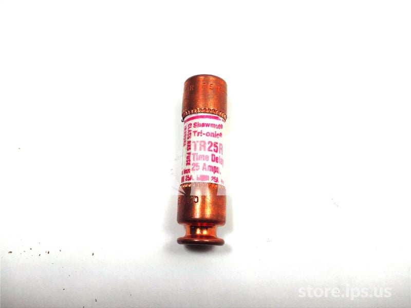 25 Amps Shawmut Current Limiting Fuse, 250v Time Delay