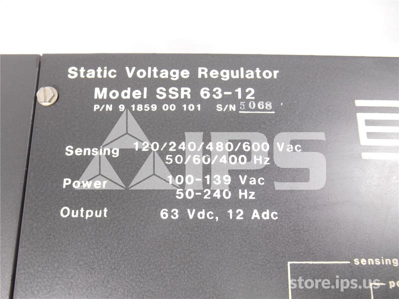 Basler, ssr6312, ssr63 static voltage regulator solid state relay