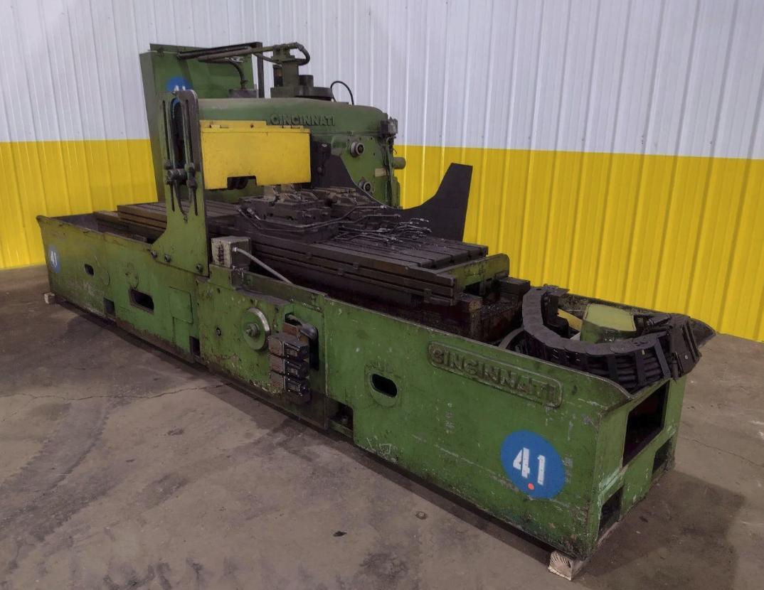 Cincinnati Hypowermatic Horizontal Simplex Production Mill, 22" x 96" table, 30-1200 RPM, Stock # 0416421