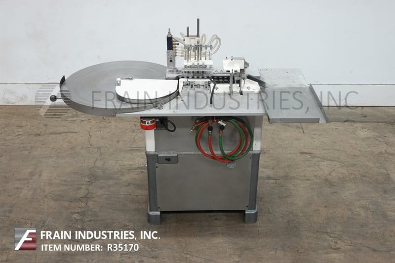 Cozzoli FPS2, automatic, intermittent motion, unscrambler, flush, fill