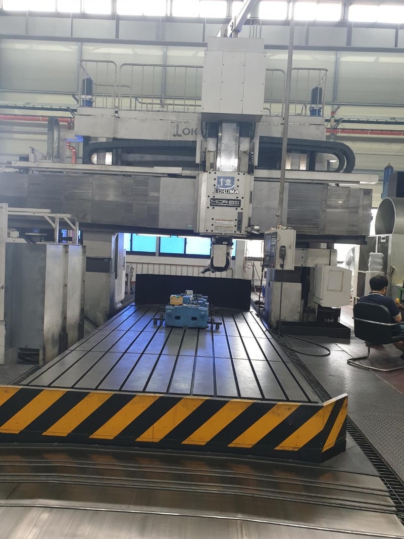 Okuma #MCR-B-III30/50 5-Face, CNC Double Column, 72 Automatic Tool ...