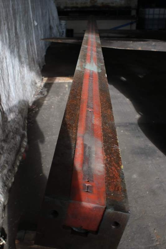 242" L, Urethane press brake die, 20' Length, 5" die width, 33/4" d242