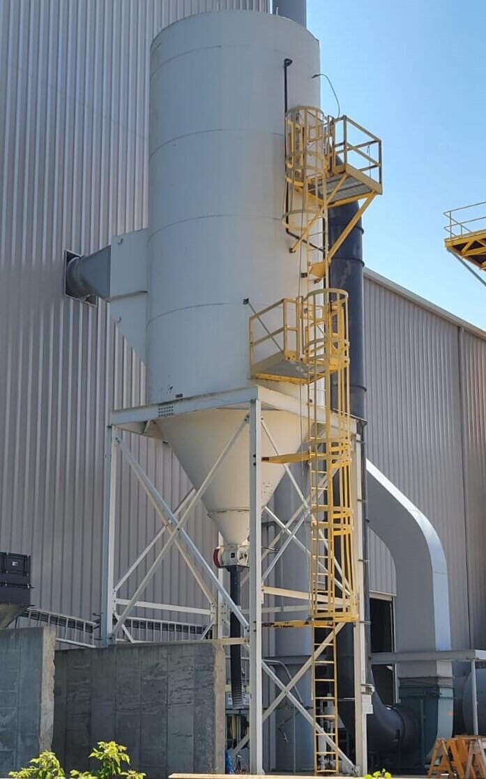 48000 cfm Mac Process #144MCF361, baghouse dust collector, 5235 sq.ft. filter