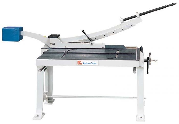 Knuth #KHS-E-1000", Manual Swing Beam Shear