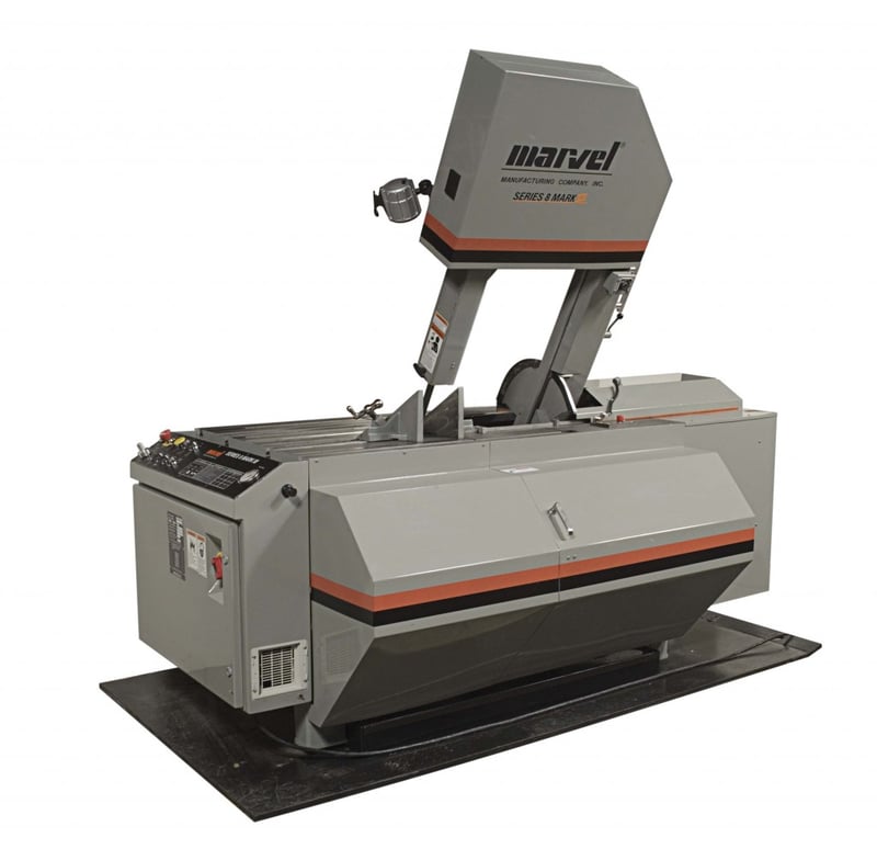 18" x 22" Marvel Series8MarkIII, tilt frame vertical band saw, 50