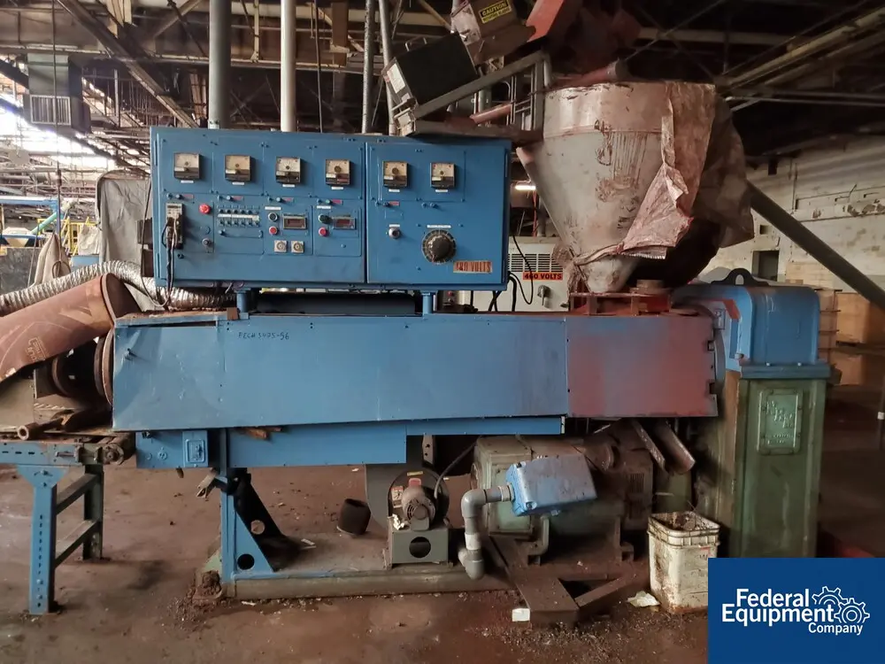 4.5" NRM, air cooled, 150 HP DC motor with SCR, 4 barrel, 1 die zone