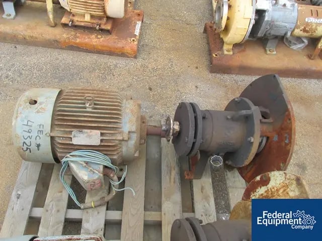 Wanner Engineering, Stan-Cor pump spindle, with impeller, no housing, for 12" size pumps, Kynar contact