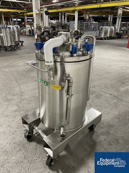 50/65 psi, Precision, Integrated Biosystems Cryovessel, 125 liter, 316L ...