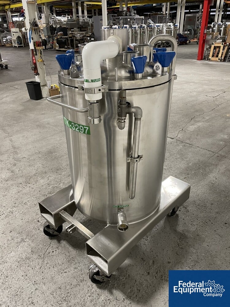 50/65 psi, ITT, Integrated Biosystems Cryovessel, 125 liter, 316L