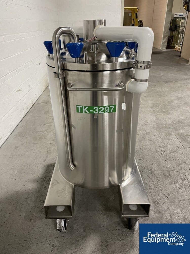 50/65 psi, ITT, Integrated Biosystems Cryovessel, 125 liter, 316L