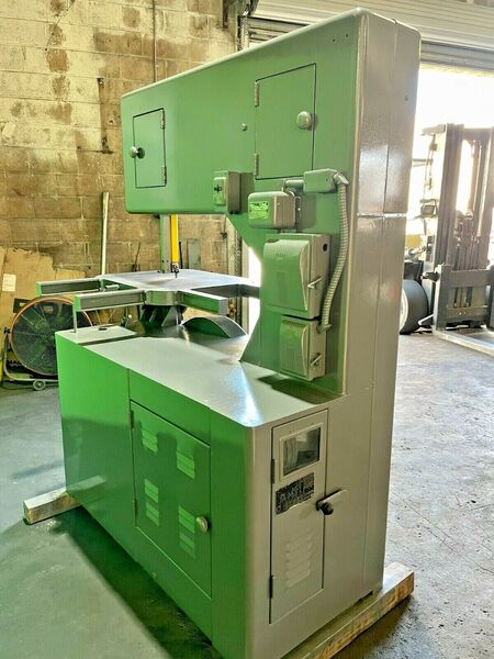 36" Grob NS36, vertical band saw, 12" under guide, 28" x24" tilt table, 1 HP for Sale Surplus