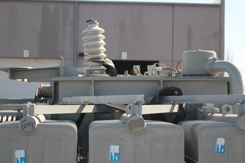 3750/5000 KVA 34500 Primary, 600/346 Secondary, Siemens, oil filled substation transformer