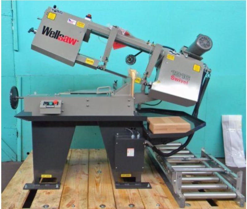 13" x 16" Wellsaw 1316S, Horizontal Bandsaw (SwivelHead Miter Saw
