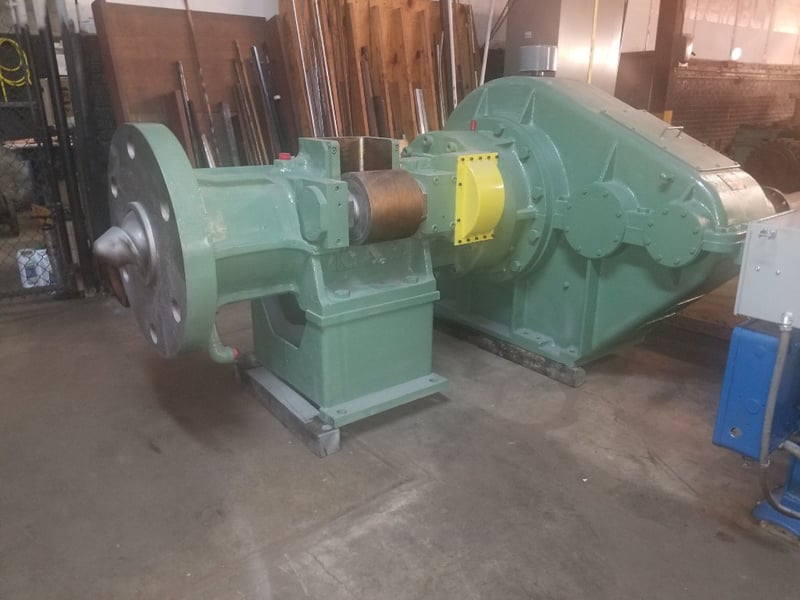 10" Farrel, hot feed rubber extruder, roller feed style, dump extruder for Sale Surplus Record