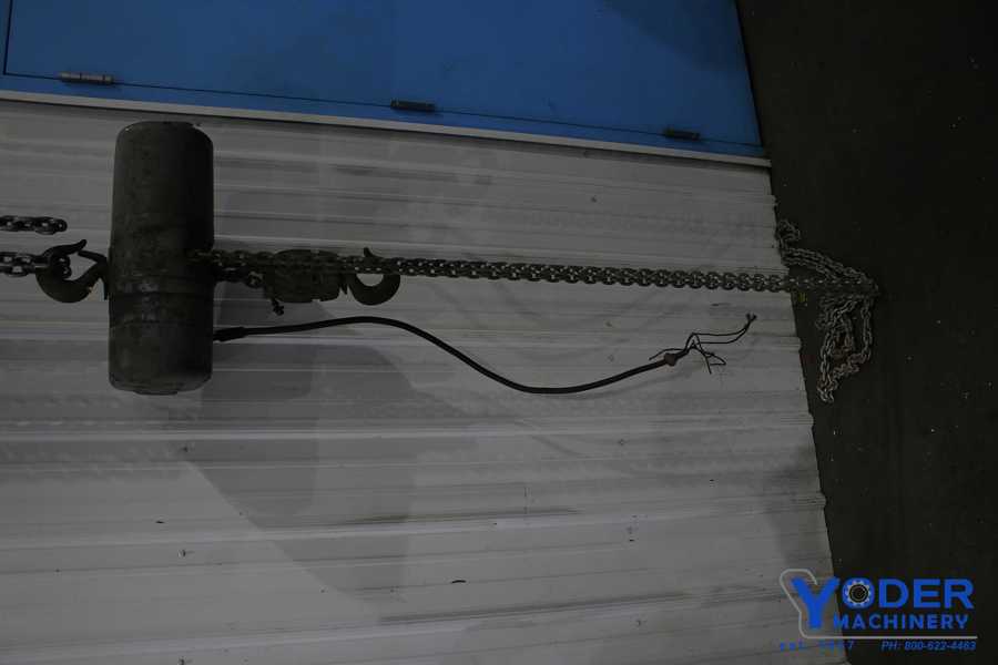 2 Ton, Cm #1L, electric chain hoist, 16' lift height, 8 FPM, 1 HP, #65168
