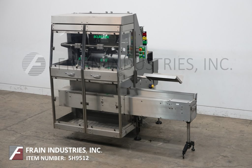 Kliklock #SRWD, automatic, Stainless Steel, dual head, tray former, 20-60 strokes per minute each head