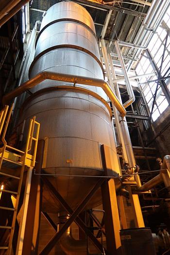 25000 gallon A.H. Lundberg, Stainless Steel low pressure accumulator tank, 2008