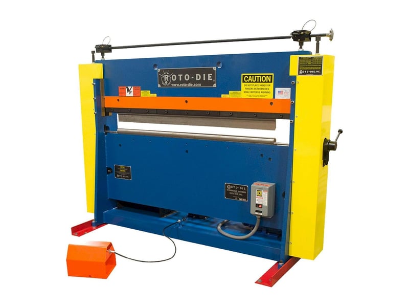 16 gauge x 10' RotoDie 10, hydraulic, 8 HP, new for Sale Surplus Record