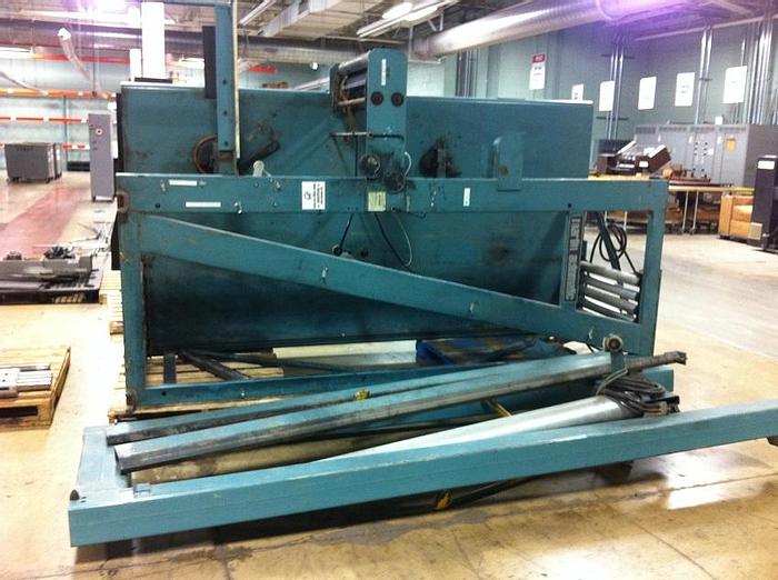 26" Roll splicer, Martin, 50" roll diameter, hoist, (2) 3" air shafts