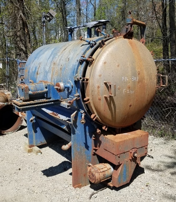 Sparkler #HRC100, 316 Stainless Steel, jacketed, 42" diameter, 66" straight side, 60 PSI @ 350&deg;F