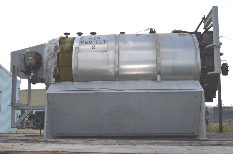 800 sq.ft. U.S. Filter #AUTOJET, 316 Stainless Steel, 150/FV @ 400°F , 190" OAL, 3" in, 6" out