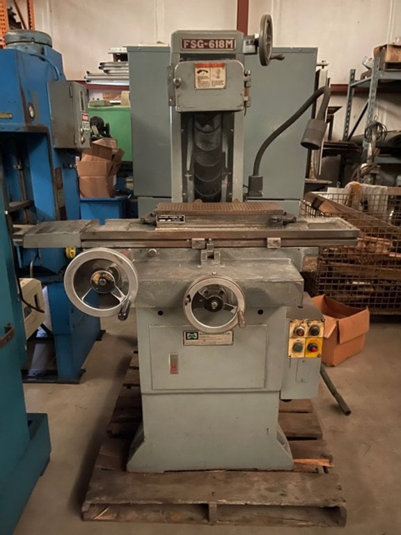 6" x 18" Chevalier FSG618M, manual surface grinder for Sale Surplus
