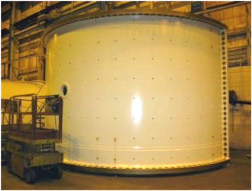 22' x 41' Metso, Ball Mill with 13400 HP, (2) GE 6700 HP, Shell in 4 Sections, 2013