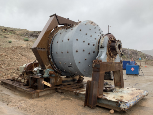 8' x 6' Hardinge, conical ball mill with 200 HP, Wet grinding, overflow discharge, Single piece shell w/
