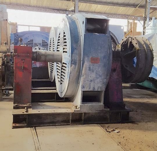 1500 HP 240 RPM Ideal, Frame M-7, electrically OK, 1.0 PF, 4000 Volts