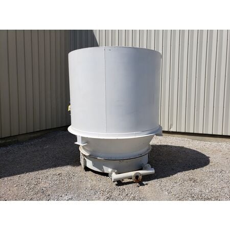 175 cu.ft., Kise, air pad bin, bottom receiving hopper, fluidizing ...