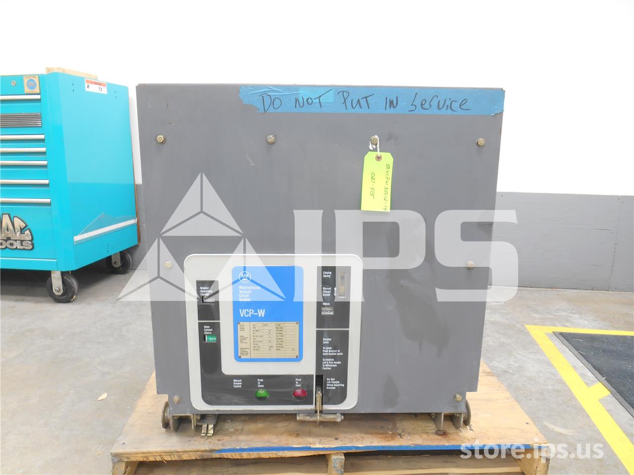 1200 Amps, WH 50vcp-w 350 Eo/do Parts Unit, 4.76kv, 125 Volts DC