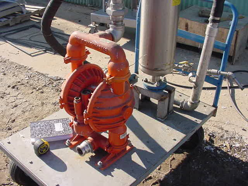 2" Wilden #M-8, Air Diaphragm Pump, Stainless Steel and Al