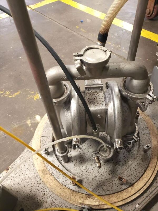 1.5" Wilden, Saniflo Drum Unloading System/pump Drum Pump, Stainless