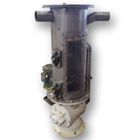 10" x 12" Semco Inc., Rotary Valve, with Receiving / Mixing Bin