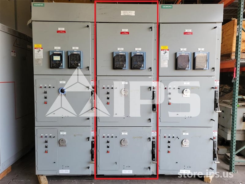 400 Amps Sa 81000 Series Vacuum Indoor Switchgear 5 KV Two 400 Amps Drawout Contactor Compartments, Control