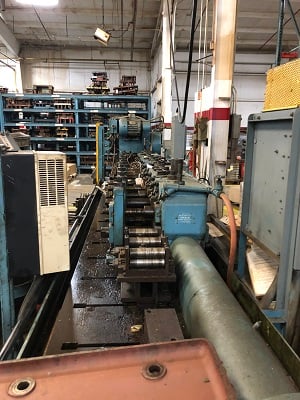 12 Stand, Ardcor #SF, Roll Former, R-L, 1-1/2" spindle diameter, 5-1/2" roll space, 10" horizontal center