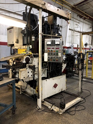 10" x 12" I2S 2-Hi Rolling Mill / Reducing Sizing Roll Mill, Auto Gauge control, Entry guide, 6" x 8" frame