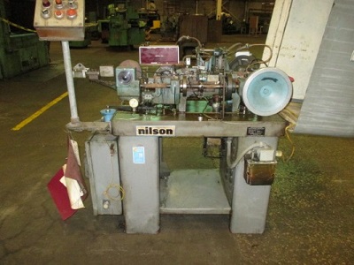 Nilson #700L, Four Slide Wire Forming Machine, 1/32" wire diameter, 3/4" strip, 4" feed, 540 SPM