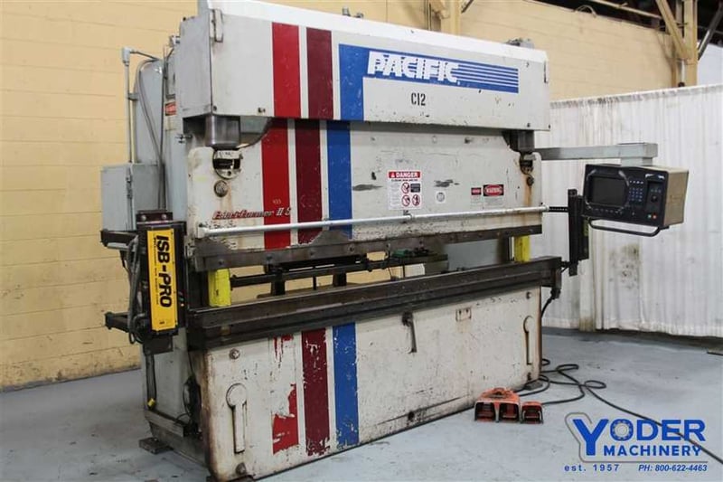 135 Ton, Pacific #FF135-10IIS Fabri-Former II, hydraulic press brake, 10' overall, 102" between housing