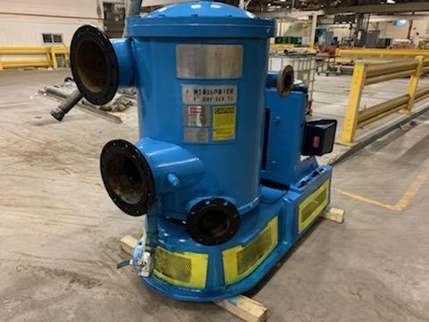 Bird #400 Centrisorter pressure screen, 1400 RPM, 100 HP, knobbed type rotor