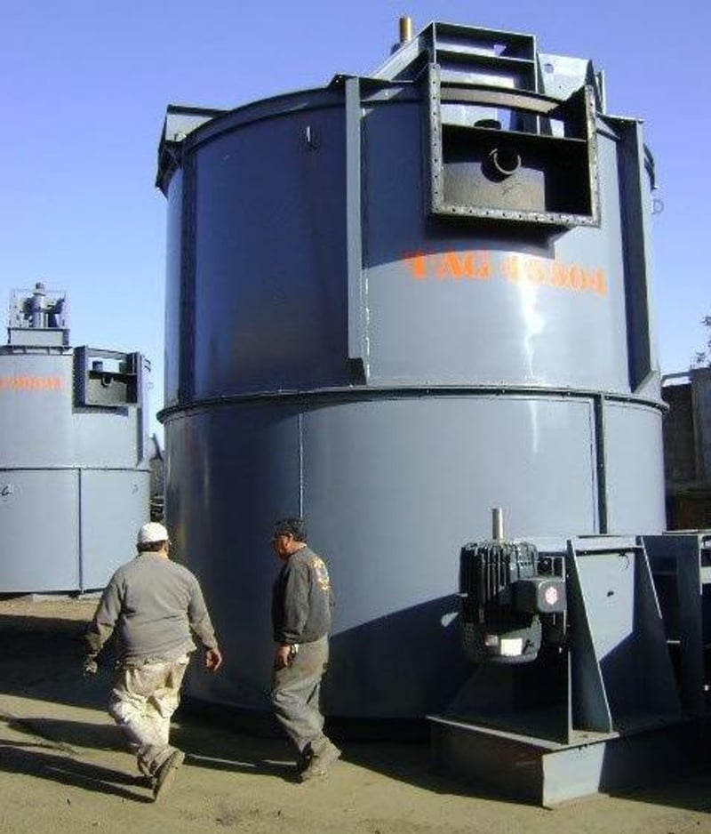 Rubber Lined Agitation/Conditioner Tank, 8 x 8 ft tank (other sizes avail), A36 Steel, New