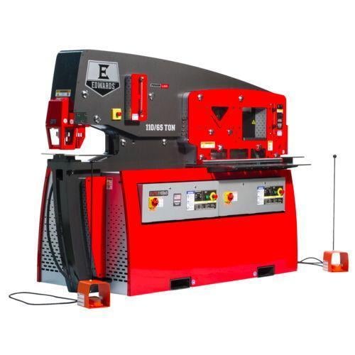 5" x 5" x 3/8" Edwards #Elite-110/65, 110 ton Ironworker, NEW