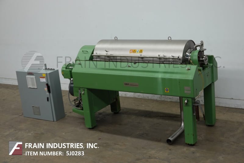 GEA Westfalia CC4500132, solid bowl, 3000 RPM, clarifying and drying decanter style