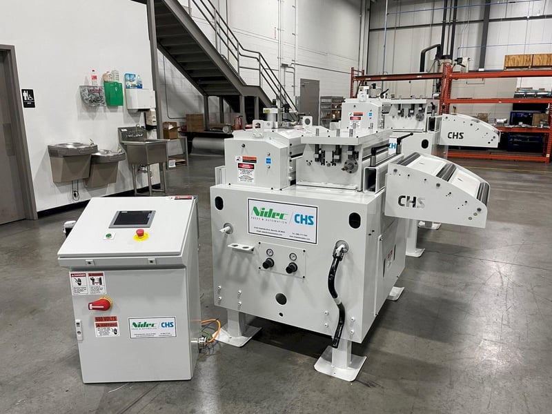 24" x .06" CHS #MXS-324-PL, Automation Servo Roll Feed Straightener Combination Press Feed, 3" feed roll